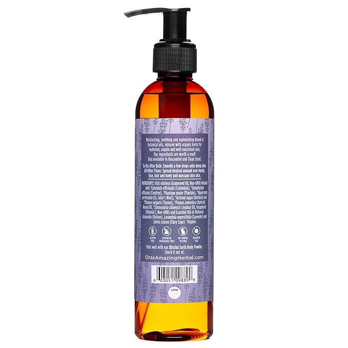 Ora's Amazing Herbal, Lavender Bath Oil, 7.5 oz