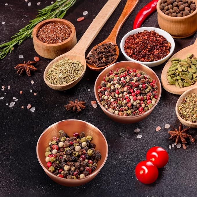 10 Pack 3.3inch Stainless Steel Sauce Dishes Mini Individual Saucers Bowl Round Seasoning Dishes Sushi Dipping Bowl Appetizer Plates, Rose Gold