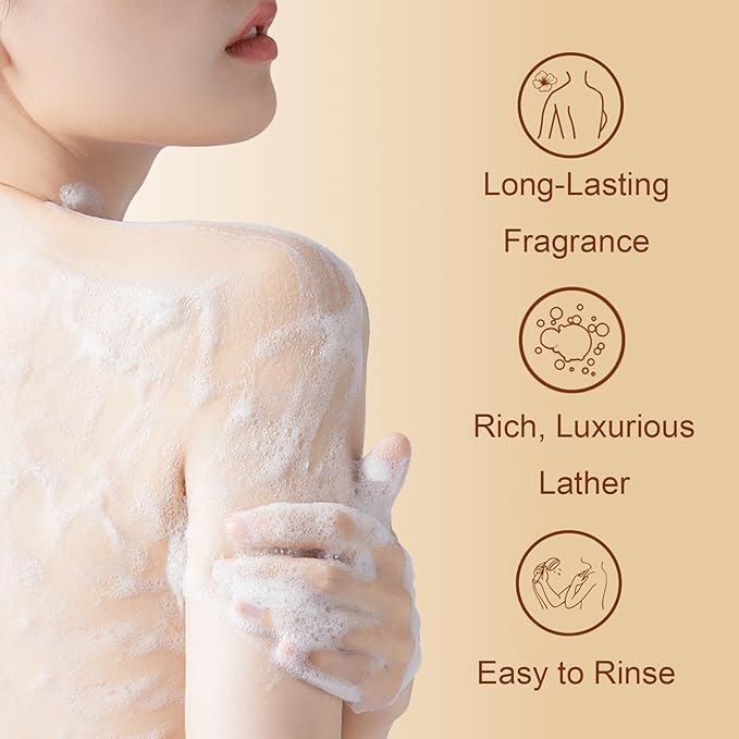 Vassili Fragrance Body Wash - Long-Lasting Aroma with Exotic Notes,Moisturizing & Gentle,For All Skin Types,Easy Rinse,12.3fl oz (Profound love)