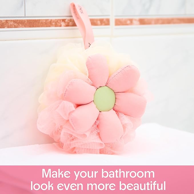 Bath loofah sponge- mesh pouf