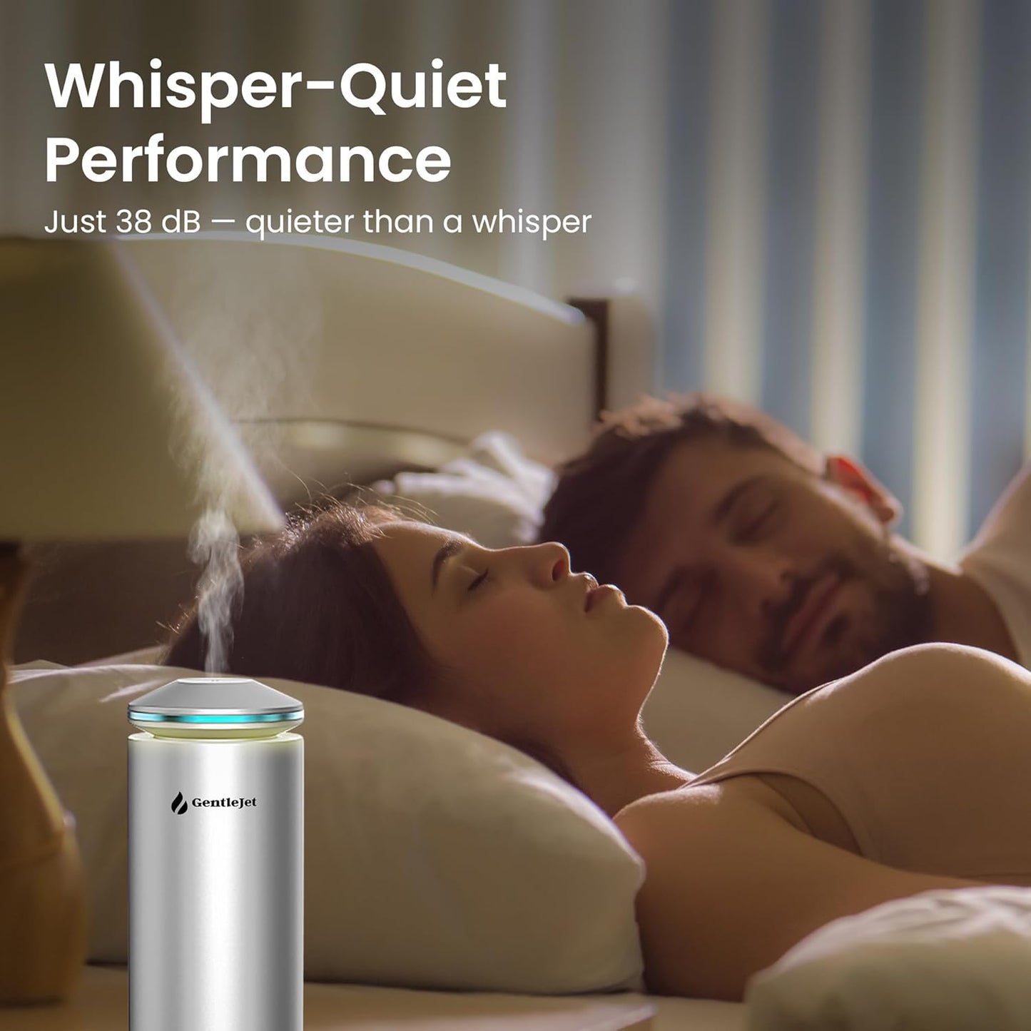 MajesticMist Waterless Essential Oil Diffuser - Aluminum Aromatherapy Scent Diffusers for Home, Room & Hotel, Quiet Aroma Diffuser 4oz, Remote Control, USB-C Powered, LED Display, 1000sq.ft