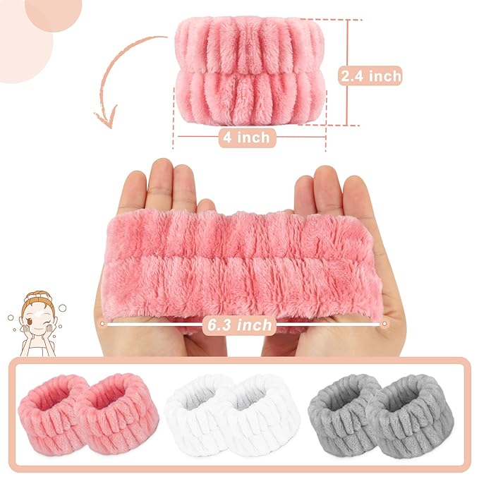 Women's wrist towels for washing