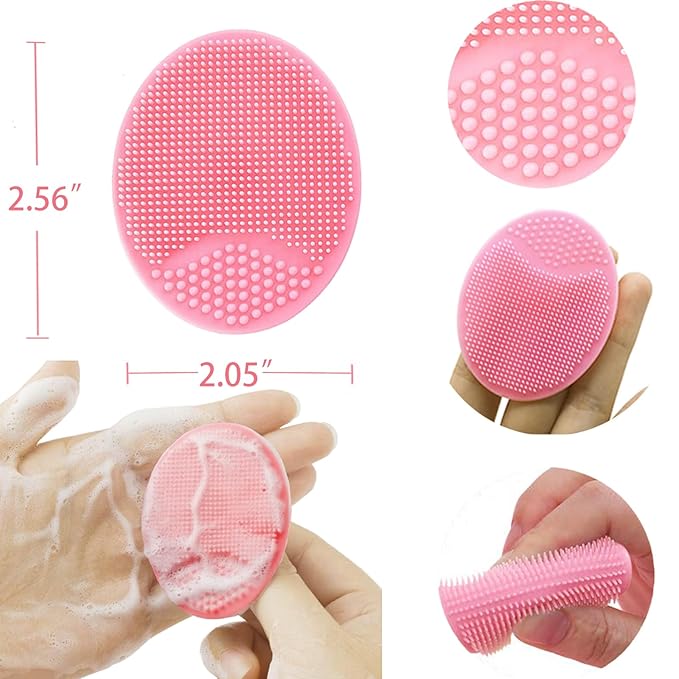 10 PCS Pink Spa Hair & Face Care Set,birthday gifts with Hair ties Silicone face brush Girl Gift for Face Washing, Makeup, Stone Facial Roller,Gua Sha Roller, Remove Wrinkles Eye Puffiness