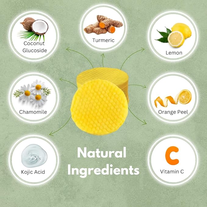Turmeric kojic acid cleansing pads,