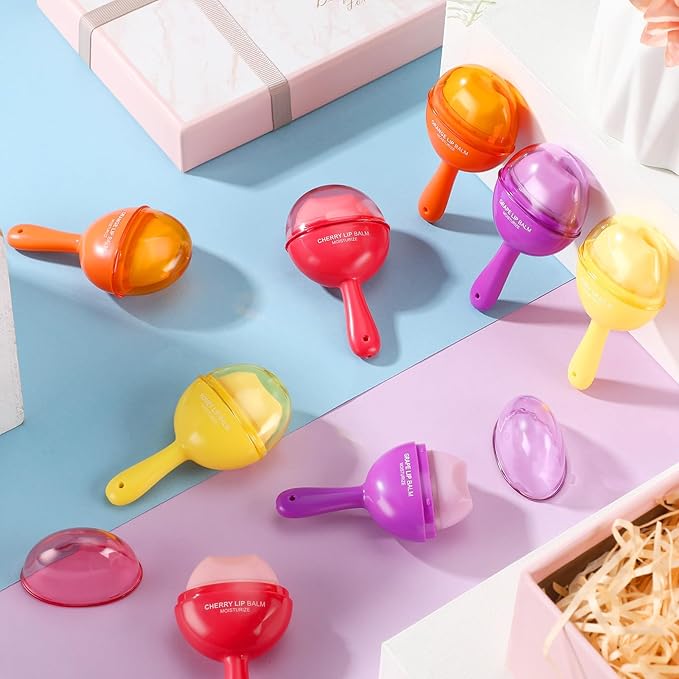 24 Pcs Lollipop Lip Balm Bulk