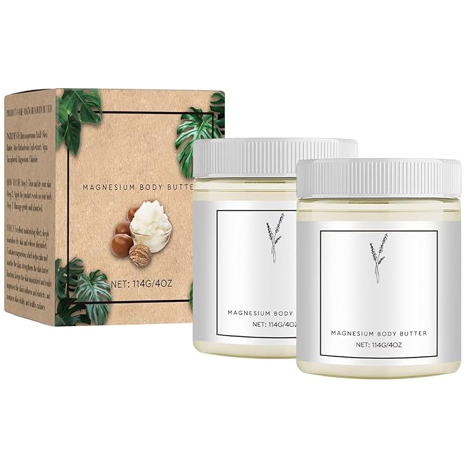 2PCS Mama-Bear Neuropathy Cream, Neuropathy Mama Oasis Lotion, Magnesium Body Butter, Magnesium Cream for Neuropathy, Oasis neuropathy cream Moisturizes Skin, Suitable for All Skin Types