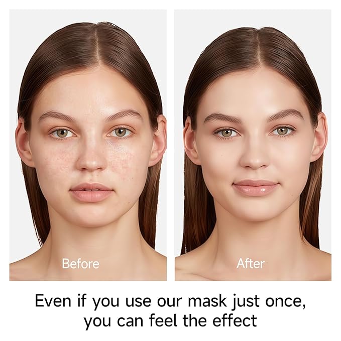 10 Packs Premium Bio-Collagen Real Deep Face Mask, Even Skin Tone, Pore Minimizing, Elasticity Firming Moisturizing Facial Mask Korean Skin Care 30g*10ea