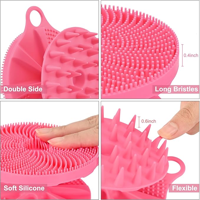 Innerneed 2-in-1 silicone body scrubber