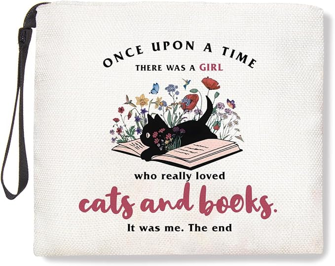 Book lovers gifts makeup bag