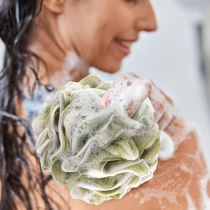 Btyms 4 pieces bath sponge