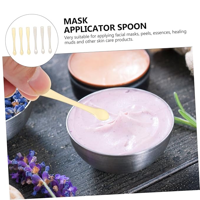 12pcs Face Cream Applicator Cosmetic Spoons for Skincare for Masks Creams Lotions Easy to Clean for Home Use and Beauty Routines
