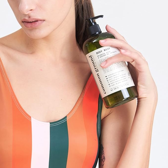 COMMON GROUND Natural Body Wash - Paraben & Cruelty Free, Vegan, Plant-Based, Botanical Scent & Avocado Oil Extracts - All Skin Types, Men & Women, Sensitive, Refill