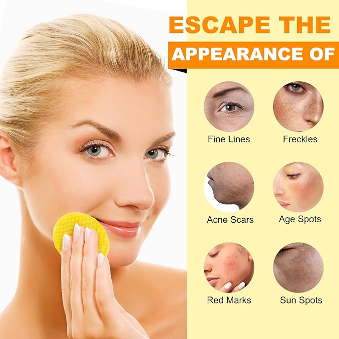 Turmeric cleansing pads,turmeric cleansing exfoliating