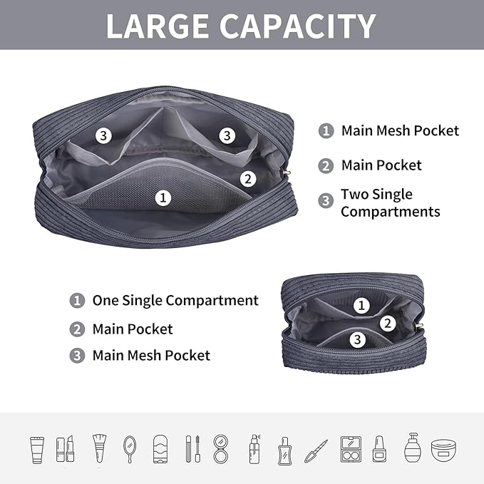 Magefy makeup bag 2 pcs