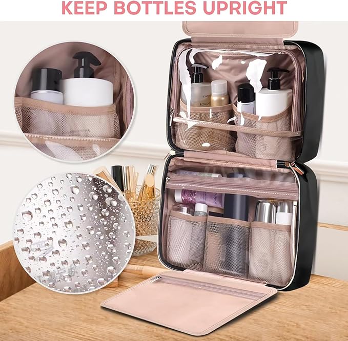 Travel toiletry bag for women,