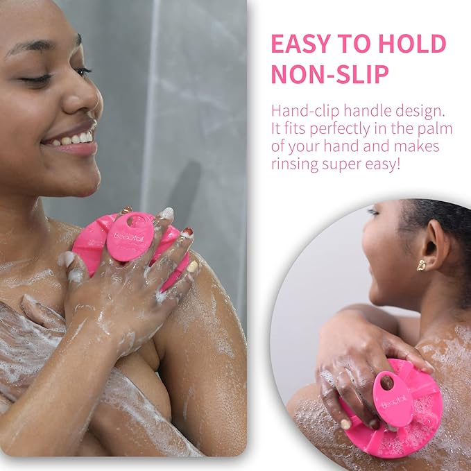 Silicone body scrubber 2 pack