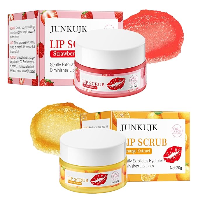 2PCS Strawberry & Orange Conditioning Lip