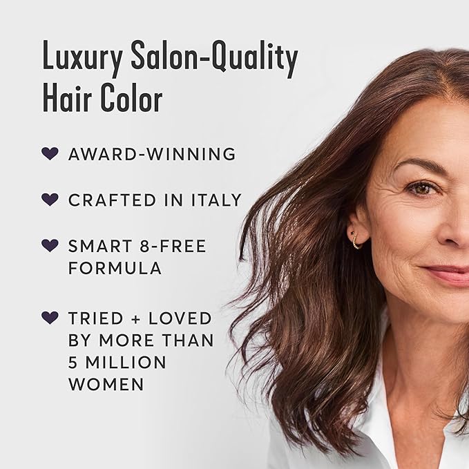 Madison Reed Radiant Hair Color Kit | 6NAV Medium Cool Brown (Siena Brown) for 100% Gray Hair Coverage | Dimensional Salon-Quality Permanent Hair Dye | PPD-Free & Ammonia-Free | 1 Pack