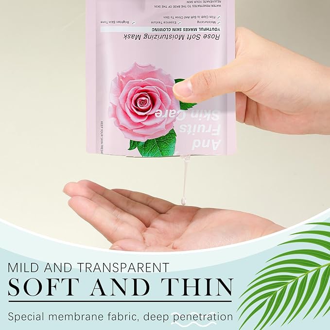 120 Pcs Assorted Combo Collagen Essence Face Masks Skincare Moisturizing Sheet Masks Bulk Hydrating Soothing Facial Mask for Most Skin Types Women Girls Gift Home Spa Travel