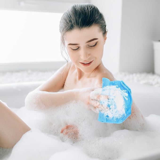 2pcs exfoliating back scrubber nylon