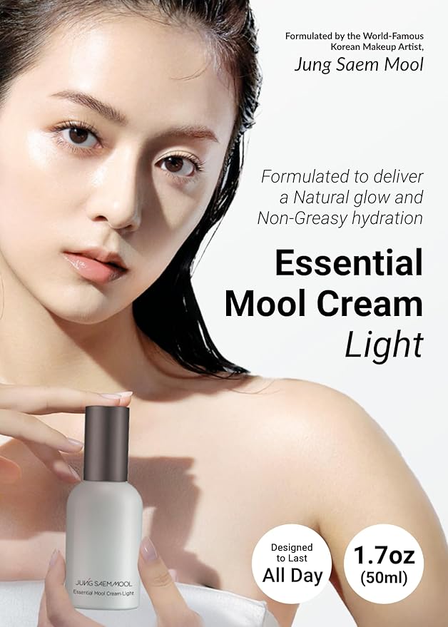 [JUNGSAEMMOOL OFFICIAL] Essential Mool Cream Light 1.7oz | Hydration Moisturizer | for Combination, Oily Skin