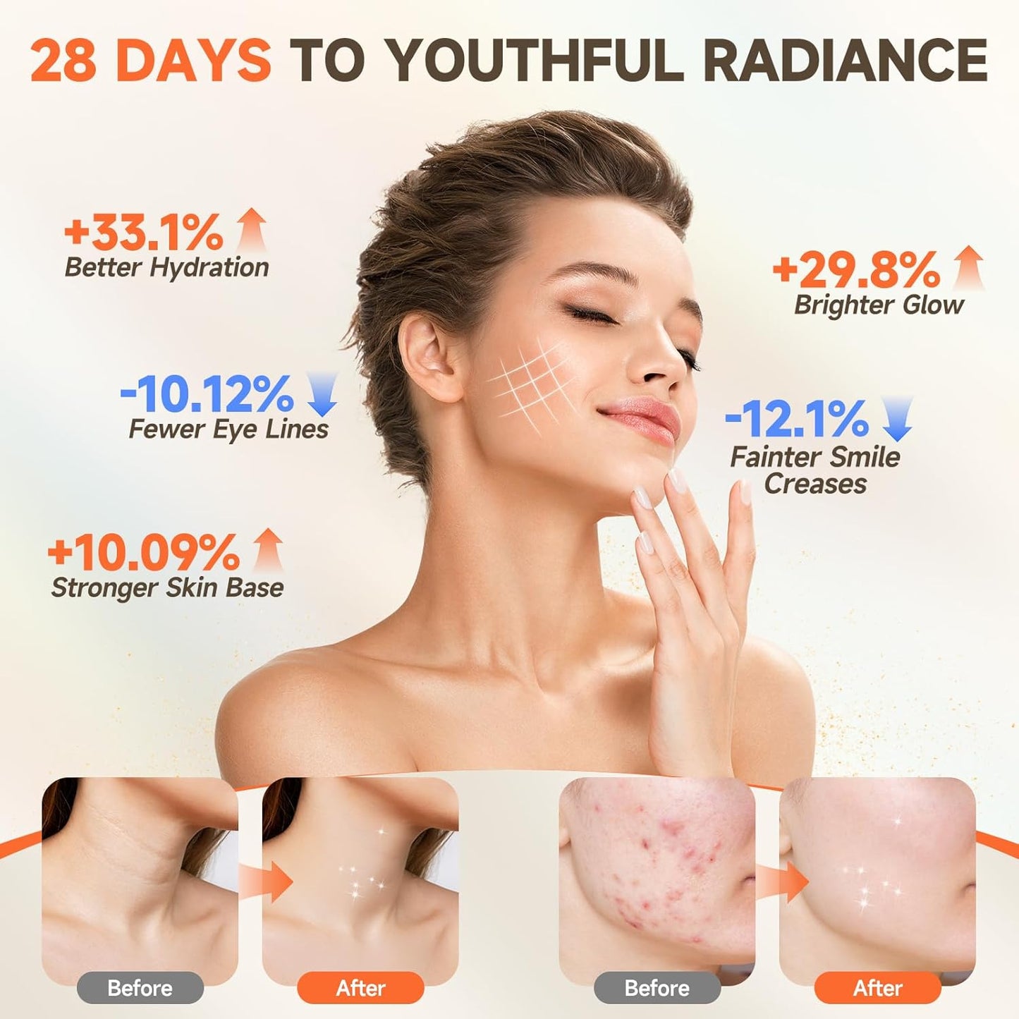 AAQ Red Light Therapy for Face -Led Face Mask Light Therapy with Pure Light Boost, Red light Mask for Face & Neck Device with Long-Lasting Power Supply, Rechargeable & Portable for Home Use