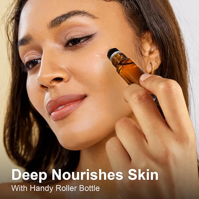 Yoken Castor Oil EWG Verified 4oz Glass Bottle - 100% Pure, Cold Pressed, Hexane Free, Virgin Caster Oils for Face, Eyelash, Eyebrow, Hair - with Lash Starter Kit & Empty Roller Ball Bottle