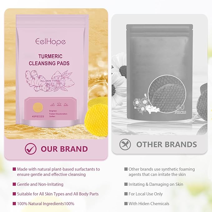 Neusly pads, turmeric cleansing pads,