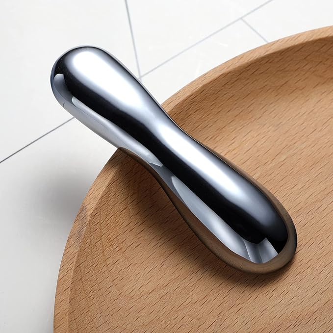 HOTACE Terahertz Energy Stone Gua Sha Scraper Tools Lymphatic Drainage Massager Facial Beauty Tools-Spoon Shape