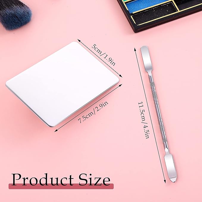 Makeup Mixing Palette Stainless Steel Foundation Palette