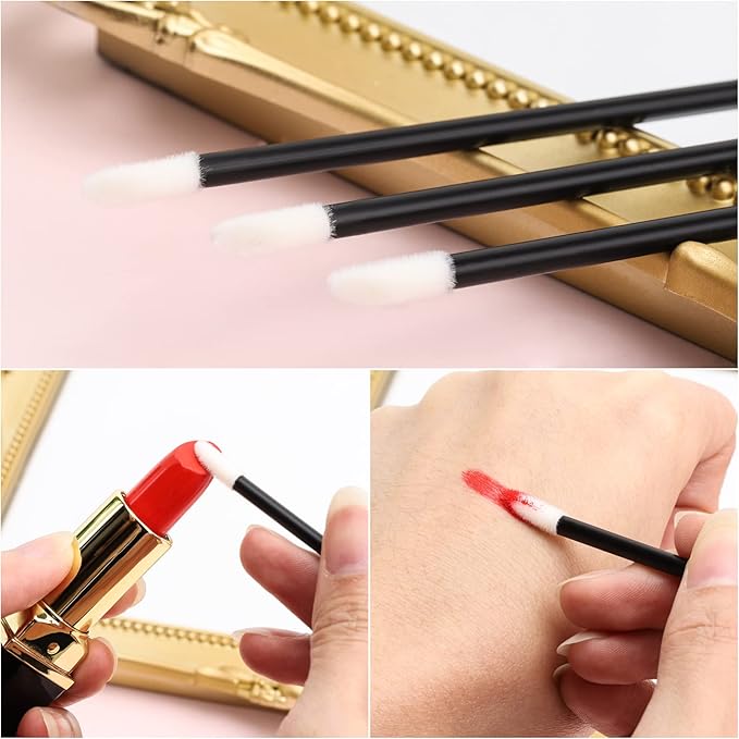 2000 Pieces Lip Wands Lip Applicators Disposable Lip Brushes Lipstick Brush Lip Gloss Wands Lint Free Makeup Applicator Brush