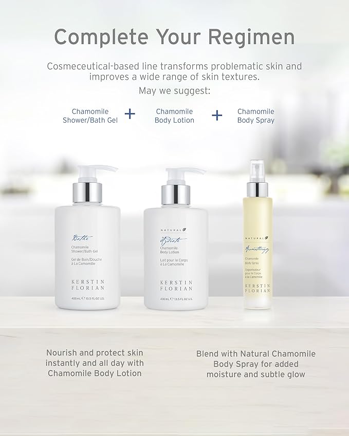 Kerstin Florian Chamomile Shower and Bath Gel | Aromatherapy Body Wash (13.5 fl oz)