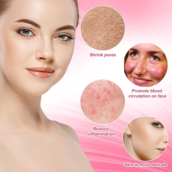 Palksky Face Ice Bath Bowl with Built-in Icetray, Silicone ICES Facial Bowls Collapsible Washbasin, Facial Plunge Bowl, Face Icebath at Home for Skin Tightening, Acne Relief, Pink