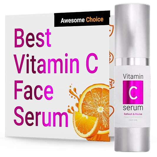 Vitamin C Face Serum for Face | Lightweight & Non-greasy | Deep Hydration & Radiant Skin | Vegan & Cruelty-Free | American-Made
