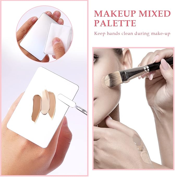 Makeup Mixing Palette Stainless Steel Foundation Palette