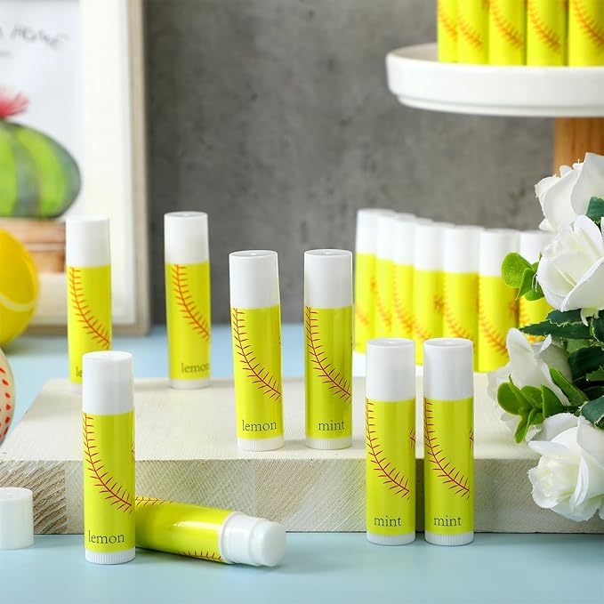 24 Pcs Softball Lip Balm Softball Supplies