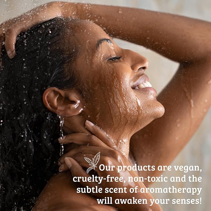 Pharmacopia Hotel Argan Oil Body Wash - Vegan Moisturizing Shower Gel with Aloe Vera, Coconut Oil and Green Tea Extract - Natural, Organic and Cruelty-Free Skin Care for Men and Women, 16.2 oz