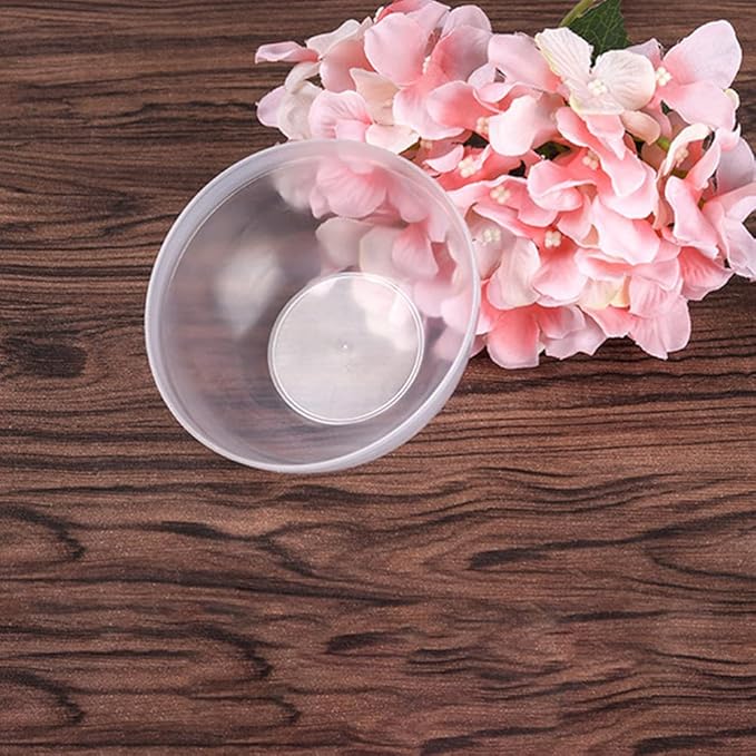 30pcs Pvc Facial Mask Mixing Bowls Semi-transparent Prep and Stirring Bowls for Beauty Masks Convenient and Easy to Clean Beauty Tool