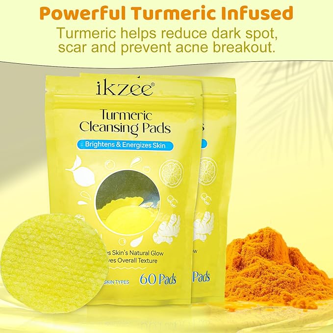 120 pads turmeric cleansing pads