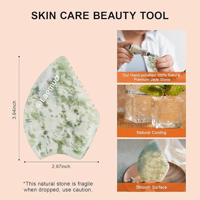 Gua Sha Facial Tools Body Massager,Lymphatic Drainage,Sculpting,Lifting,de-Puff Tool,Full Body Massage Tool for Face/Neck/Shoulder/Back/Leg,Beauty Tools Accessories