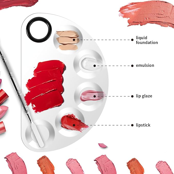 Makeup Mixing Foundation Palette Tools - Stainless Steel