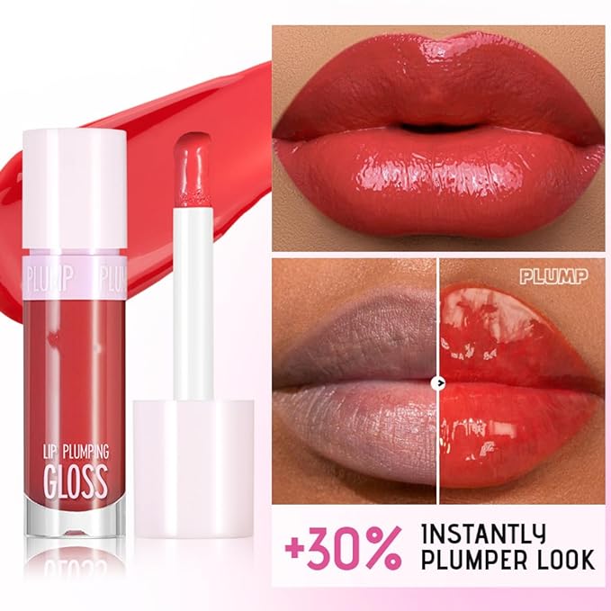 MAEPEOR Plumping Lipgloss 14 Colors Smooth High-shine Glossy Plumping
