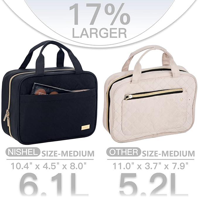 Nishel travel toiletry bag for