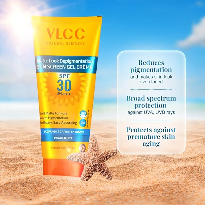 VLCC Matte Look SPF 30 Sun Screen Gel Creme(100gm)