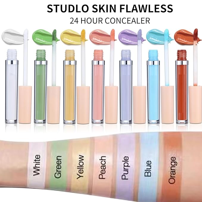 MAEPEOR Liquid Conceal Contour 7 Colors Cream Lightweight 02 Purple)