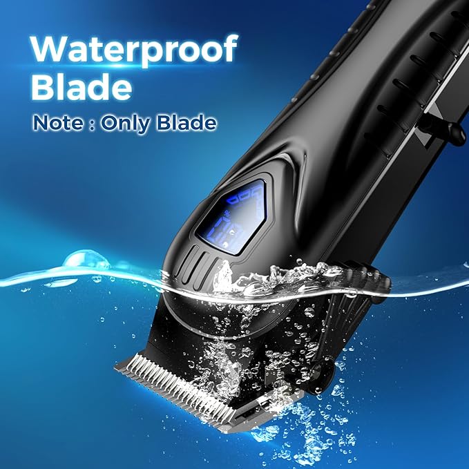 Professional Hair Clippers for Men&Women, Low Noise Hair Cutting Kit with 10 Color Combs, LED Display, Gifts for Men, 5H Cordless Clippers and Trimmers Set with Scissors,Cape