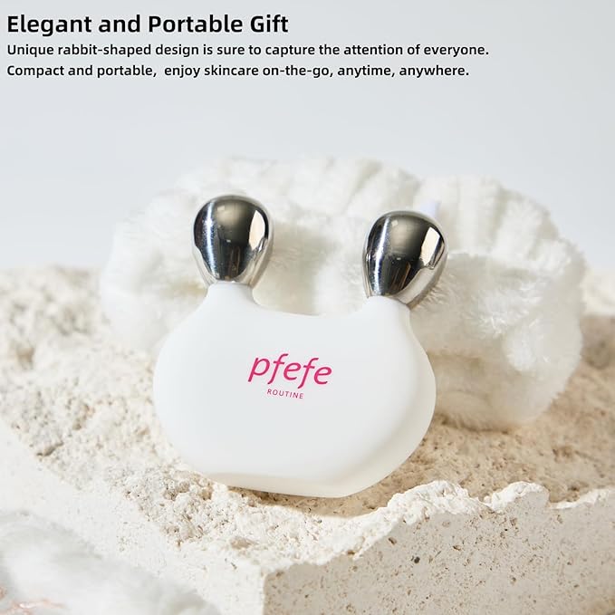 Stainless Steel Bunny Gua Sha & Face Roller, Cryo Rabbit Massager for Esthetician Supplies, Facial Roller for Puffiness, Wrinkles, Dark Circles