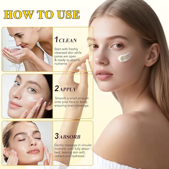 WHLH & WELL-BEING Beef Tallow for Skin, Beef Tallow and Honey Balm, Moisturizer for Face & Body Skin Care(1Pack)