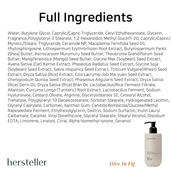 Hersteller Nearby Dive in Fig Vegan Body Lotion 10.1 fl oz - Zero-Irritation Eco-Ceramide Formula with 100% Recyclable Packaging, Non-Sticky Moisturizing