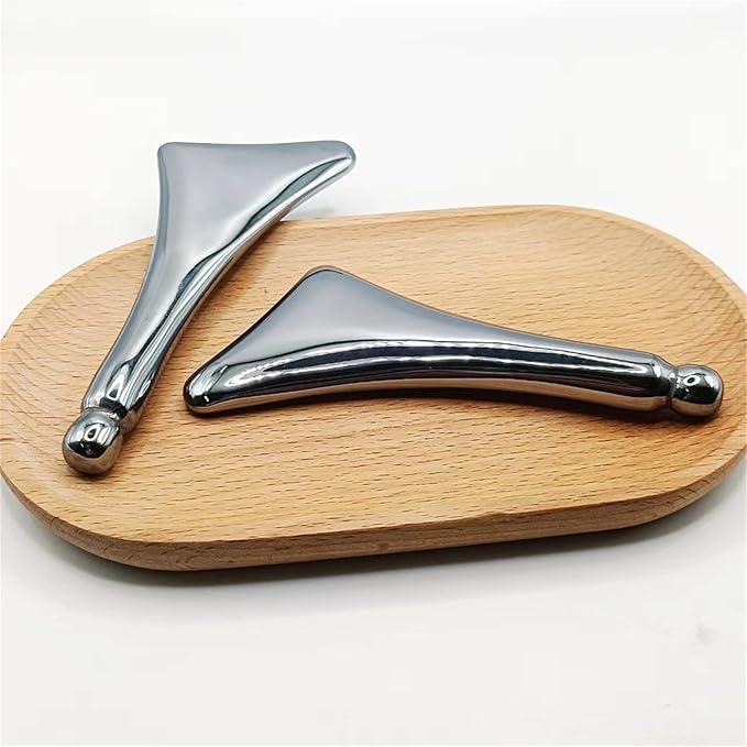 HOTACE Terahertz Acupoint Guasha Massage Pen Facial Neck Eye Massager Relax Tool Skin Care Beauty Gua Sha Scraping Board Face Slim Lift